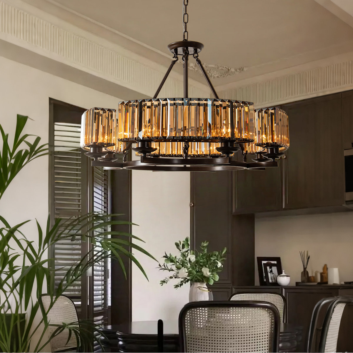 Brown Crystal Chandelier: Elevate Your Home with Luxurious Warmth and Elegance